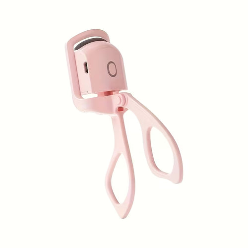 2-in-1 Electric Heated Eyelash Curler – USB Rechargeable Eyelash Styling Tool with Fast Heating Technology, Long-Lasting Curling Effect, Portable Beauty Device for Home & Travel