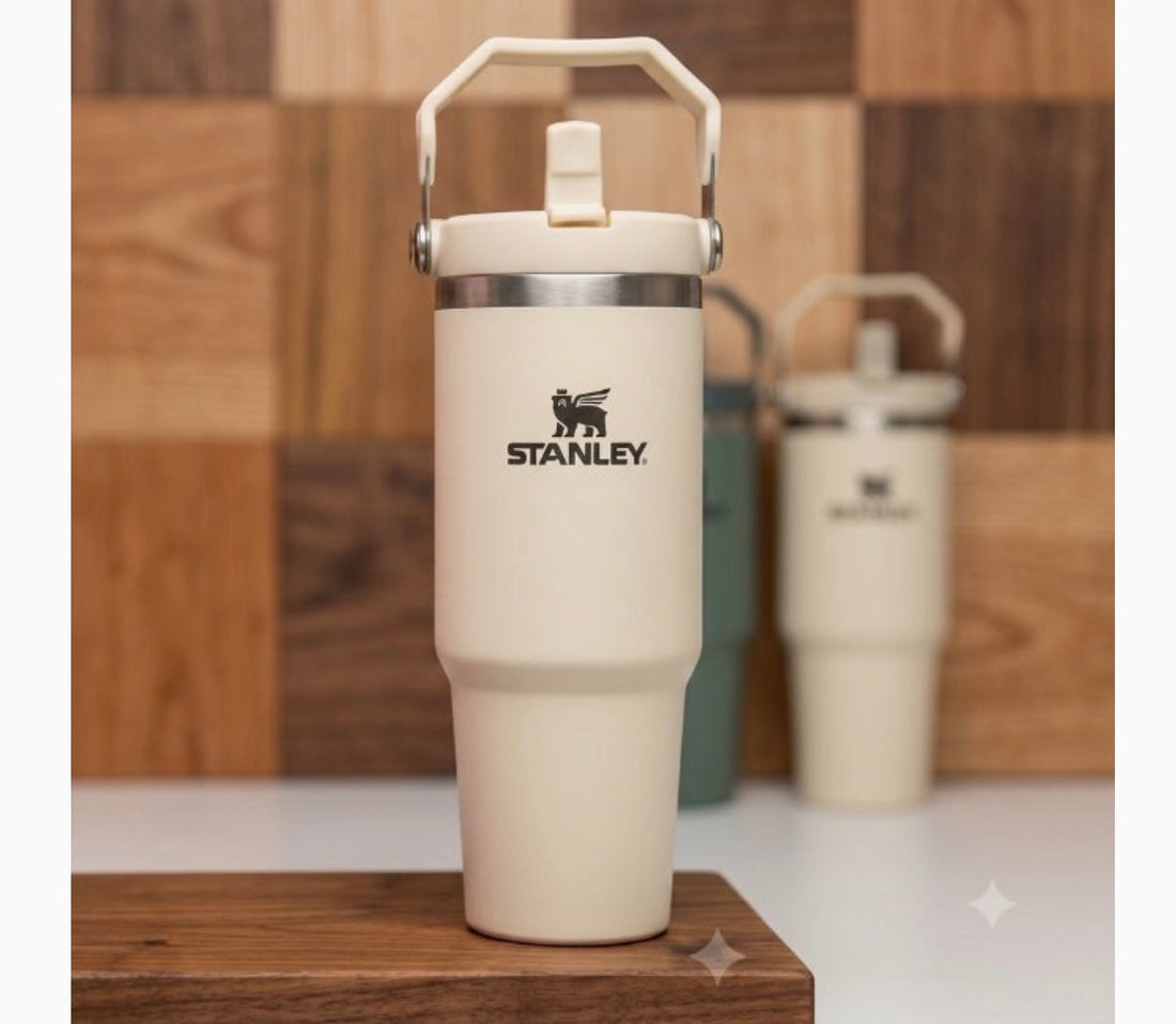 Stanley 30oz Stainless Steel Tumbler with Straw – Leak-Resistant Travel Cup