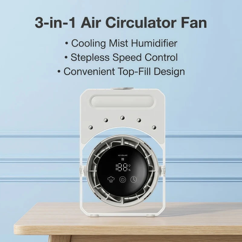 Cool Mist Rechargeable Fan