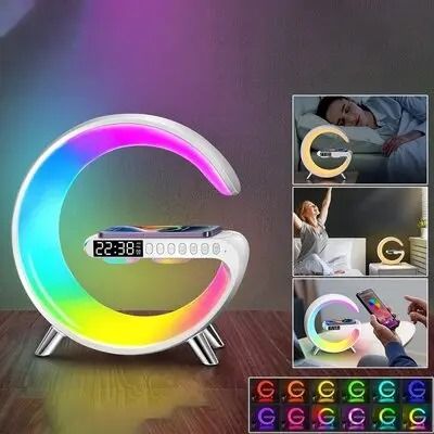 G63 LumiSound Pro – RGB Smart Speaker & Wireless Charger