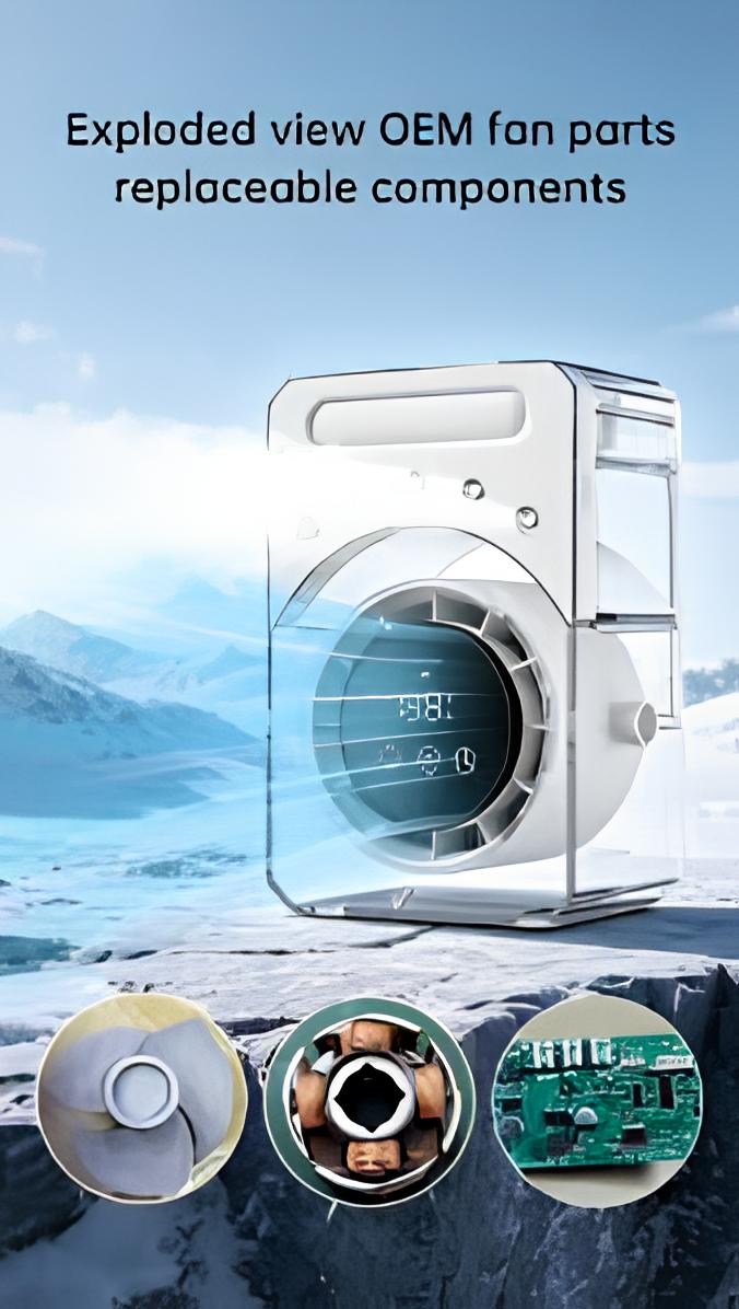 Cool Mist Rechargeable Fan