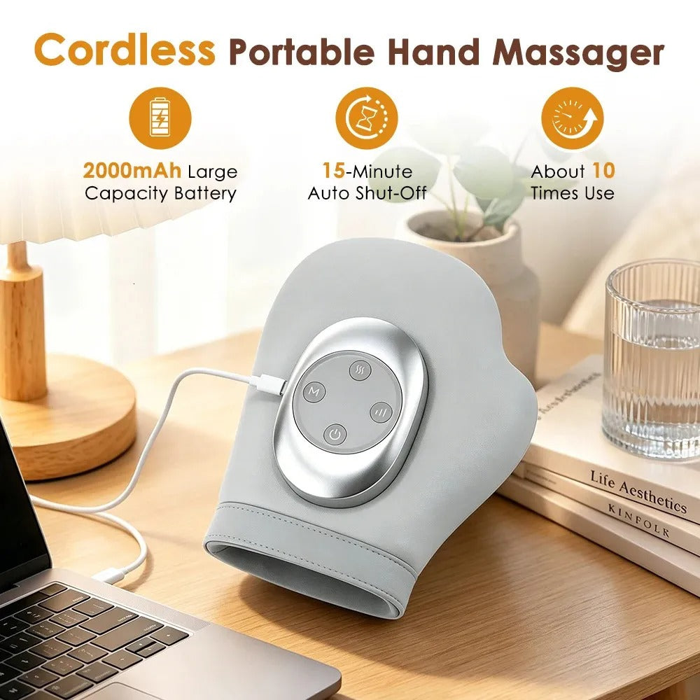 Smart Hand Massager with Air Compression & Heating